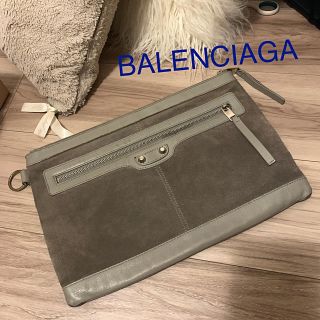 バレンシアガ(Balenciaga)の売り切り！バレンシアガ クラッチバッグ グレー(セカンドバッグ/クラッチバッグ)