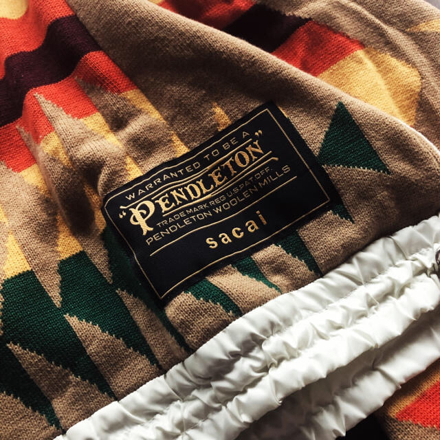 sacai × PENDLETON ドローコードシャツ　3