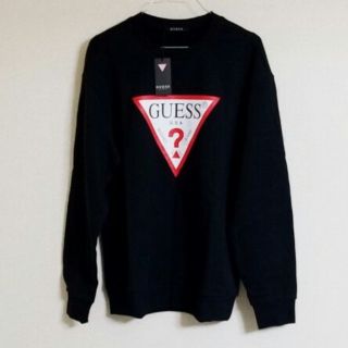 ゲス(GUESS)のGUESS　ゲス　トライアングル　BIGロゴ入り　スウェット　トレーナー　新品(スウェット)