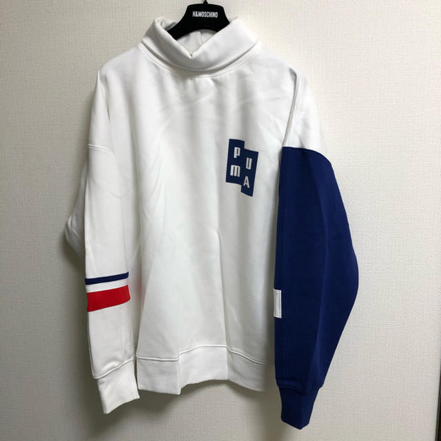 MAISON KITSUNE'(メゾンキツネ)のL込　PUMA X ADER ERROR HOODIE BLUE×WHITE   メンズのトップス(スウェット)の商品写真