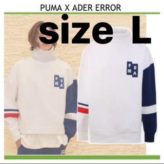 メゾンキツネ(MAISON KITSUNE')のL込　PUMA X ADER ERROR HOODIE BLUE×WHITE  (スウェット)