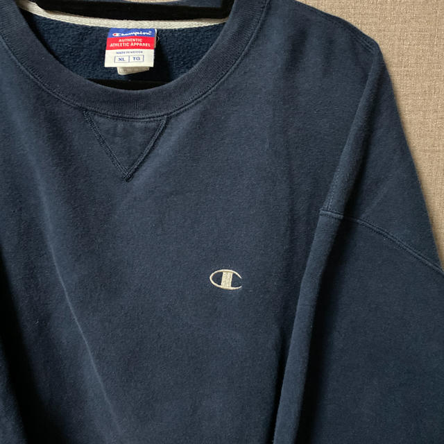 Champion ワンポイント刺繍ロゴ スウェット メキシコ製