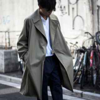 コモリ(COMOLI)のcomoli 17AW コットンギャバタイロッケンコート(トレンチコート)