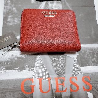 ゲス(GUESS)の【大人気】GUESS ゲス 折り財布 ミニ財布 レッド(財布)