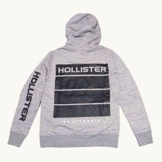 ホリスター(Hollister)の★新品★ホリスター★スウェットプルオーバーパーカー (Grey/M)(パーカー)