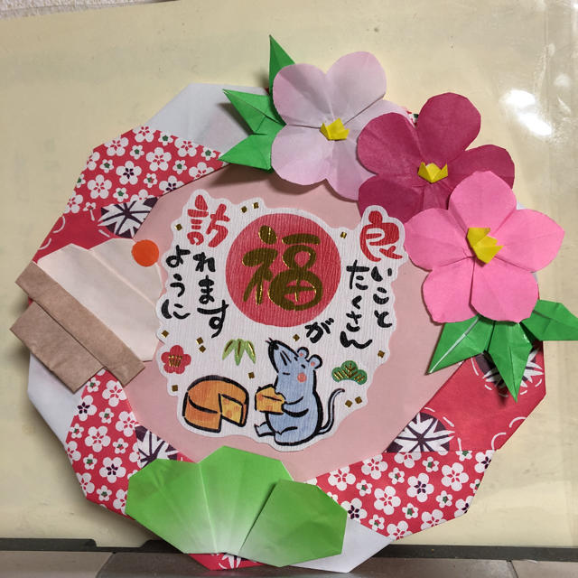お正月リース 折り紙 鏡餅の通販 By あさかん S Shop ラクマ