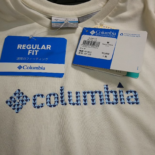 Columbia(コロンビア)の[送料込]Tシャツ　Columbia enjoy　M レディースのトップス(Tシャツ(半袖/袖なし))の商品写真