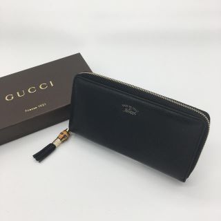 グッチ(Gucci)の【極美品！送料無料！】GUCCI│グッチ　タッセル　ラウンドファスナー長財布(財布)