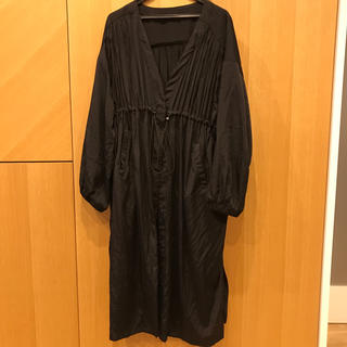 Drost gown coat/black   Lhotse(カーディガン)