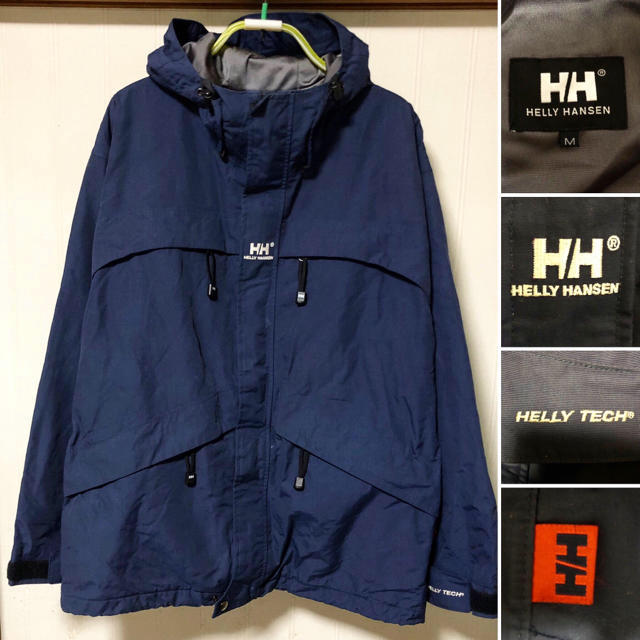 HELLY HANSEN(ヘリーハンセン)の美品❗️HELLY HANSEN ヘリーハンセン ナイロン マウンテンパーカー メンズのジャケット/アウター(マウンテンパーカー)の商品写真