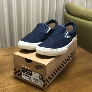 ヴァンズ(VANS)のVANS デニム柄　スリッポン　28cm(スリッポン/モカシン)