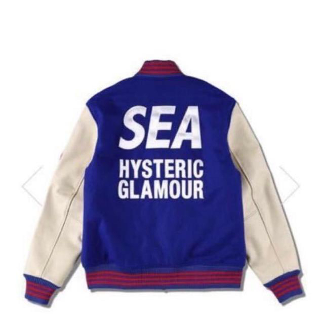 極小XL★wind and sea hysteric glamour スタジャン 極小XL★wind and sea hysteric glamour スタジャン