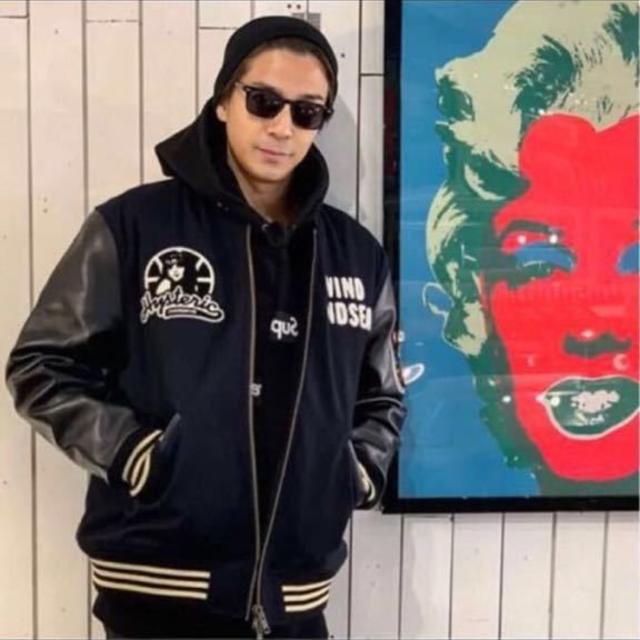 極小XL★wind and sea hysteric glamour スタジャン