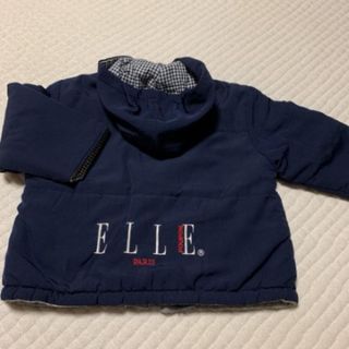 エル(ELLE)のELLE POUPON リバーシブルブルゾン　フリース　90cm(ジャケット/上着)