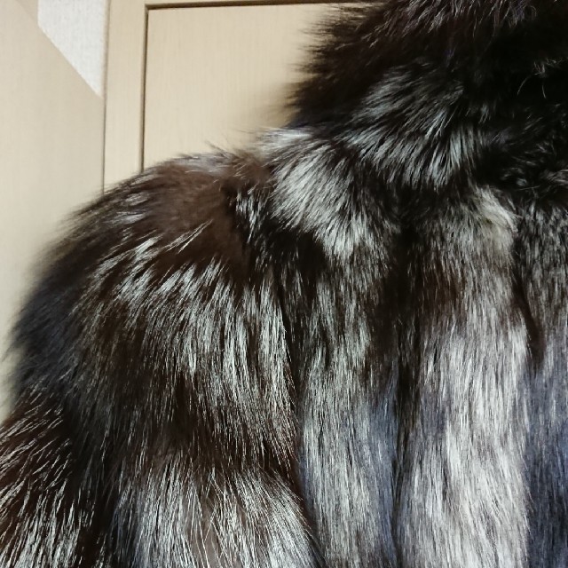 シルバーフォックス 超ロングコート レディースのジャケット/アウター(毛皮/ファーコート)の商品写真