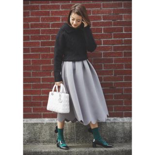 トッコ(tocco)のtocco closet トッコクローゼット グレー ダイバースカート(その他)