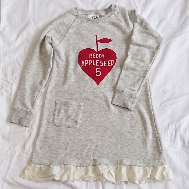 REDDY APPLESEED(レディーアップルシード)のAPPLESEED ワンピース 130 キッズ/ベビー/マタニティのキッズ服女の子用(90cm~)(ワンピース)の商品写真