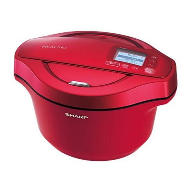 新品】 SHARP製 ヘルシオ ホットクック 【KN-HW24C-R】-