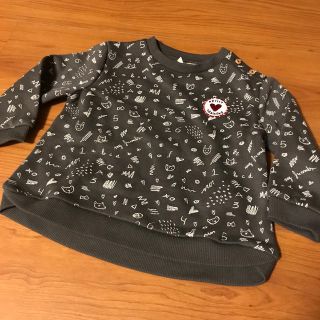 ザラキッズ(ZARA KIDS)の未使用　zara baby 裏起毛スウェット　サイズ80(トレーナー)