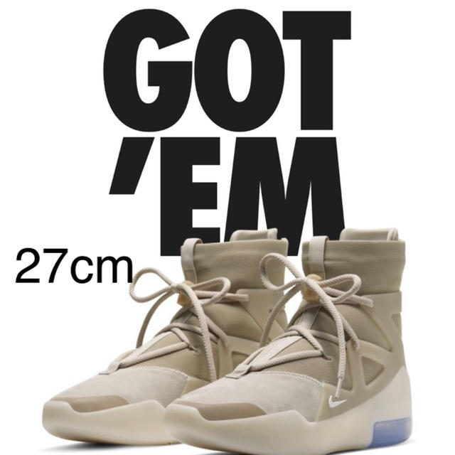 Nike Air Fear of God 1 Oatmeal靴/シューズ