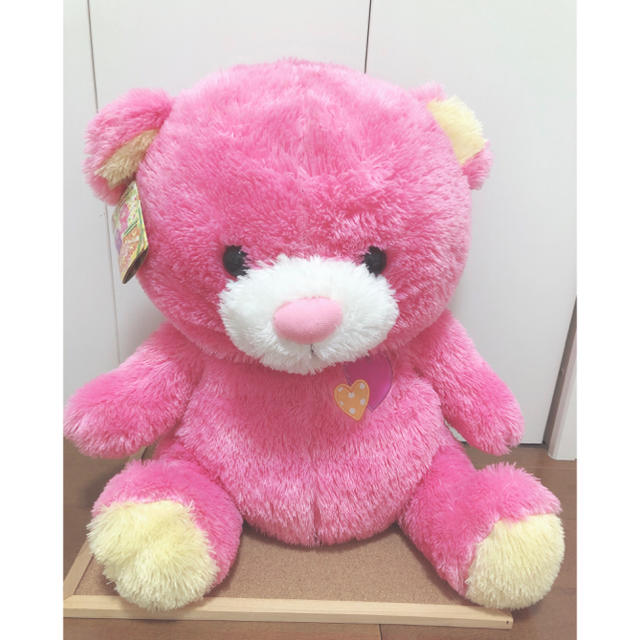 ピンク クマのぬいぐるみの通販 By ぱるchan Shop ラクマ