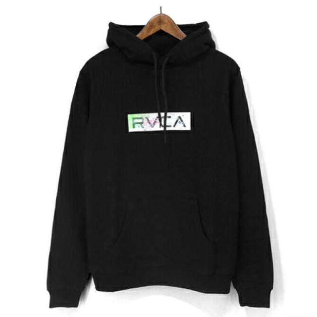 綿100%リブ部分新品 RVCA ルーカ スウェット プル オーバー パーカー L