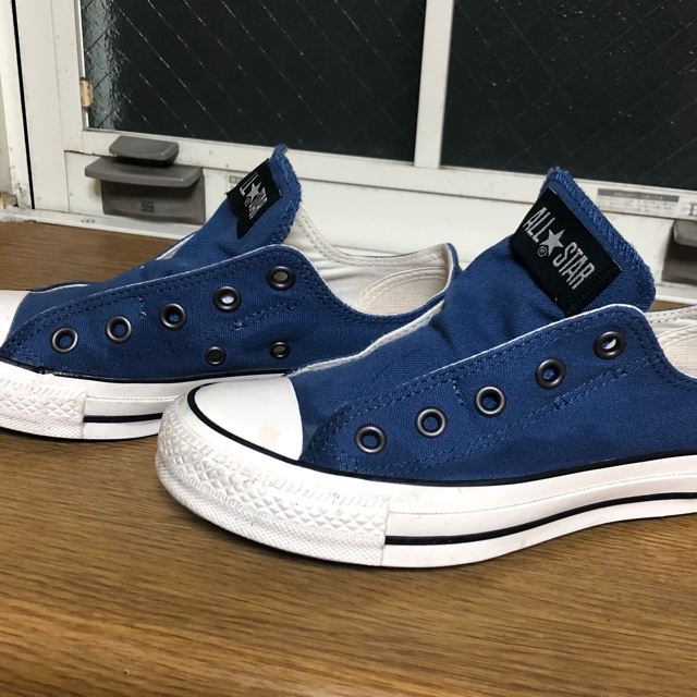 CONVERSE(コンバース)のコンバース♡ネイビー♡美品 レディースの靴/シューズ(スニーカー)の商品写真