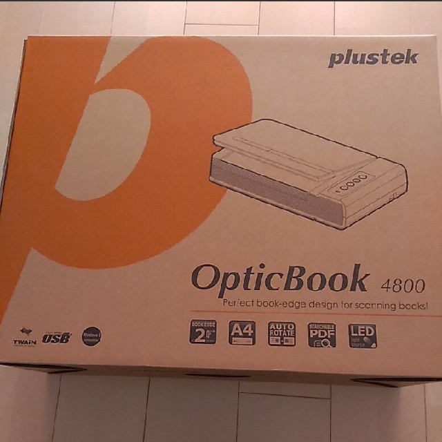 plustek OpticBook 4800 (縁なしブックスキャン) スマホ/家電/カメラのPC/タブレット(PC周辺機器)の商品写真