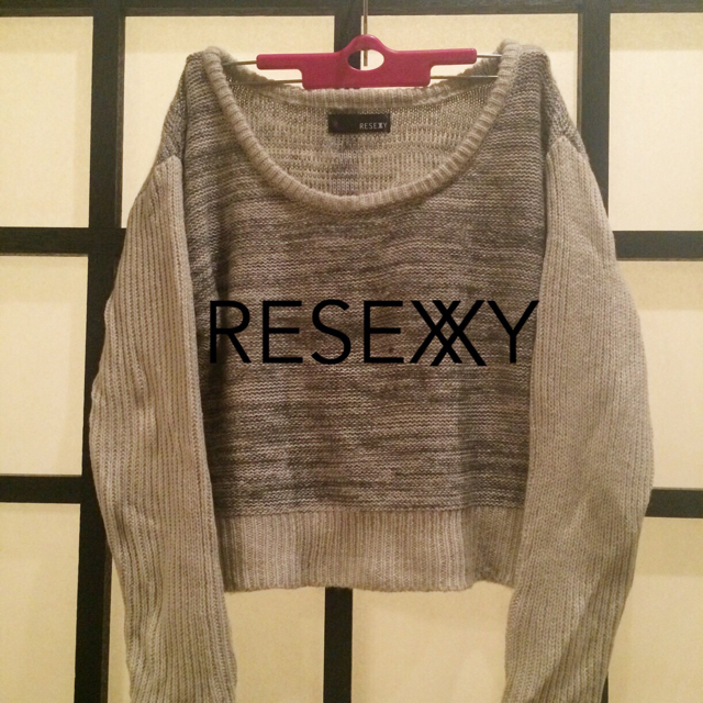 RESEXXY(リゼクシー)のMIX切替ニットTOPS レディースのトップス(ニット/セーター)の商品写真