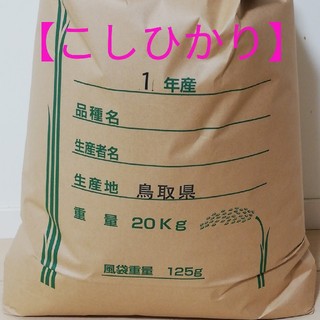 【コシヒカリ】精米20kg
格安訳あり令和元年産新米 (米/穀物)