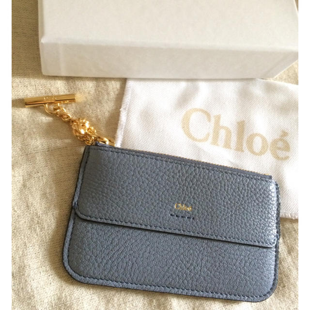 Chloe(クロエ)の【レイザー様】Chloe♡マルチカードケース♡ブラッシュブルー レディースのファッション小物(コインケース)の商品写真