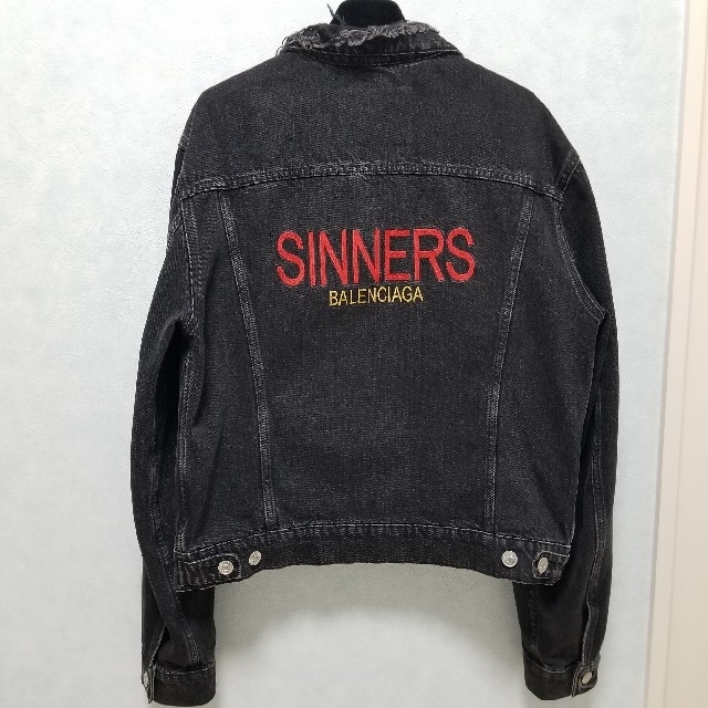 BALENCIAGA SINNERS Denim Jacket 48 - Gジャン/デニムジャケット