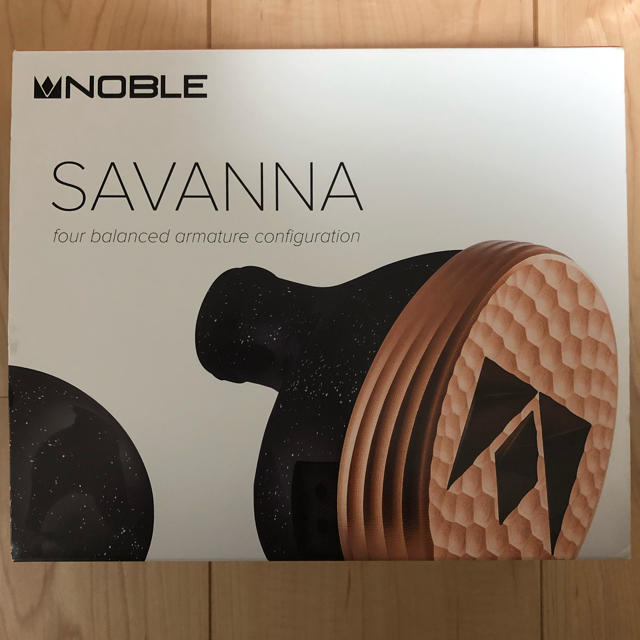 Noble(ノーブル)のNoble Audio Savanna本体ほぼ新品 スマホ/家電/カメラのオーディオ機器(ヘッドフォン/イヤフォン)の商品写真