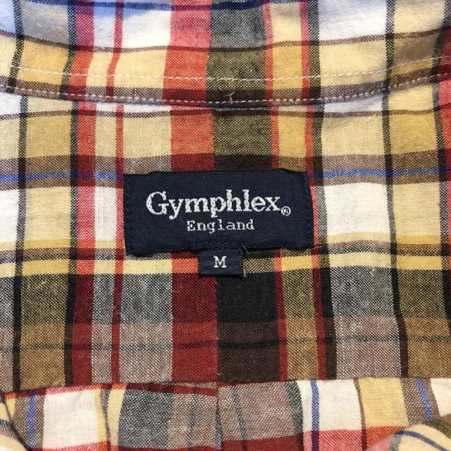 GYMPHLEX(ジムフレックス)のジムフレックス メンズ チェック ボタンダウンシャツ メンズのトップス(シャツ)の商品写真