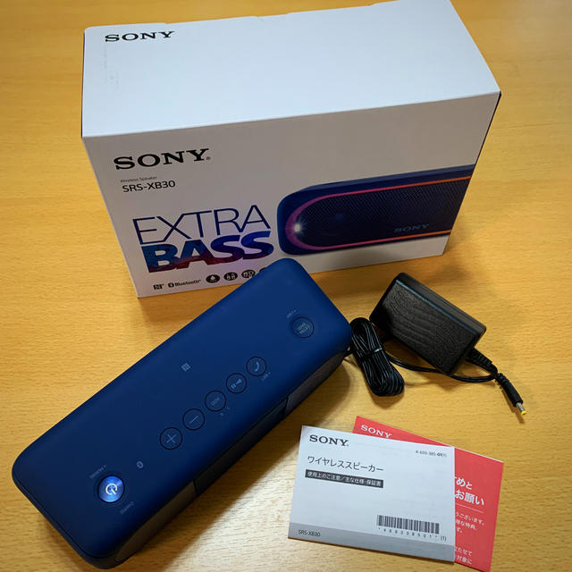 SONY(ソニー)のSONY ワイヤレススピーカー SRS-XB30 スマホ/家電/カメラのオーディオ機器(スピーカー)の商品写真