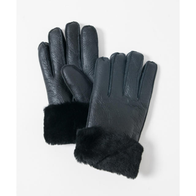 glamb(グラム)のglamb ムートングローブ　Mouton glove　手袋　BLACK メンズのファッション小物(手袋)の商品写真