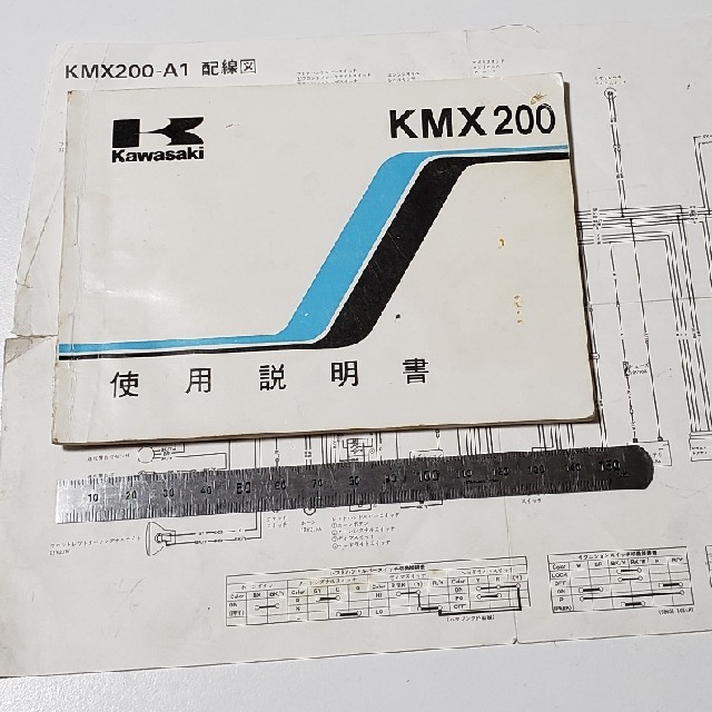 カワサキ(カワサキ)のカワサキ　KMX200　使用説明書 自動車/バイクのバイク(その他)の商品写真