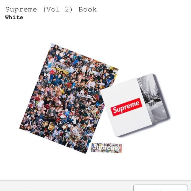 Supreme(シュプリーム)のSupreme (Vol 2) Book フォトブック　写真集 エンタメ/ホビーの雑誌(ファッション)の商品写真