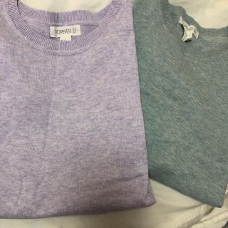 フォーエバートゥエンティーワン(FOREVER 21)のFOREVER21 長袖ニット 2色セット(ニット/セーター)