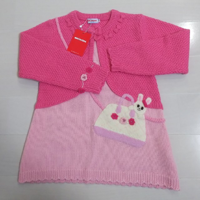 mikihouse(ミキハウス)のMIKI HOUSE 新品セーター110 キッズ/ベビー/マタニティのキッズ服女の子用(90cm~)(ニット)の商品写真