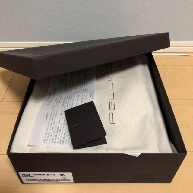 PELLICO - 新品未使用!PELLICO ショートブーツ ブラック36サイズ 3.5