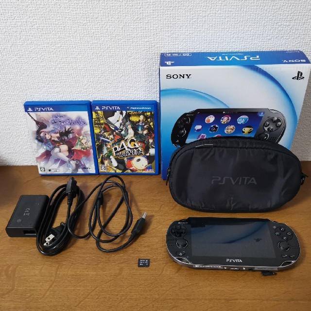 受注生産品】 PlayStation Vita 本体 ソフト2本セット - 携帯用ゲーム 