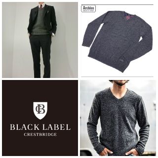 ブラックレーベルクレストブリッジ(BLACK LABEL CRESTBRIDGE)の未使用/半額以下/超軽量BLACK LABEL CRESTBRIDGEセーター(ニット/セーター)