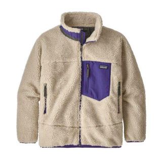 パタゴニア(patagonia)の新品 XL キッズ レトロX ジャケット 紫(ブルゾン)