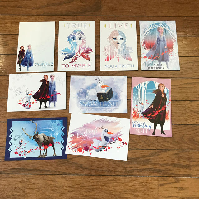 アナ雪ポストカード エンタメ/ホビーのおもちゃ/ぬいぐるみ(キャラクターグッズ)の商品写真