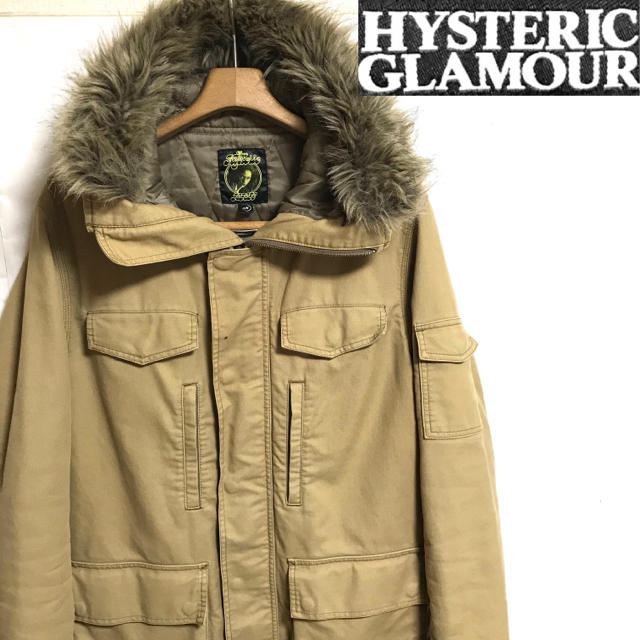 かわいい新作 HYSTERIC フードファー 4ポケット中綿モッズコート 美品