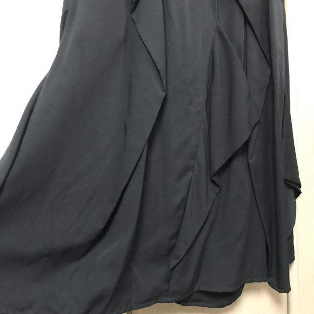gomme(ゴム)の新品 gomme ドレープスカート ブラック M レディースのスカート(ロングスカート)の商品写真