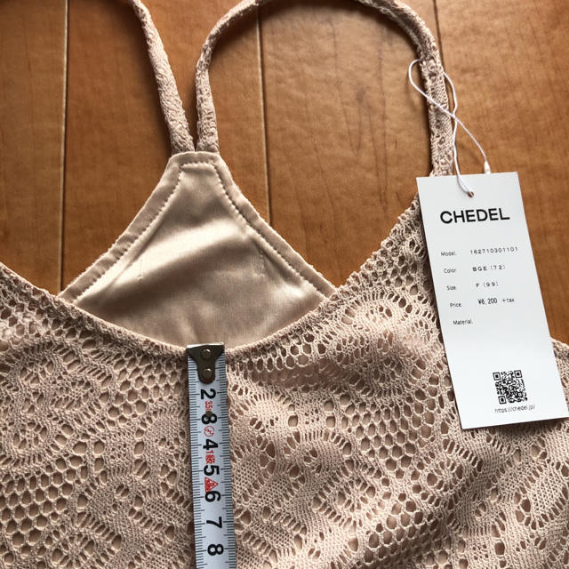 Chedel(シェデル)のCHEDEL  新品　ワンピース レディースのワンピース(ミニワンピース)の商品写真