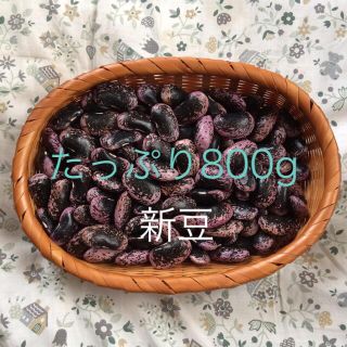 2019群馬県産花豆農薬除草剤無散布800g(野菜)