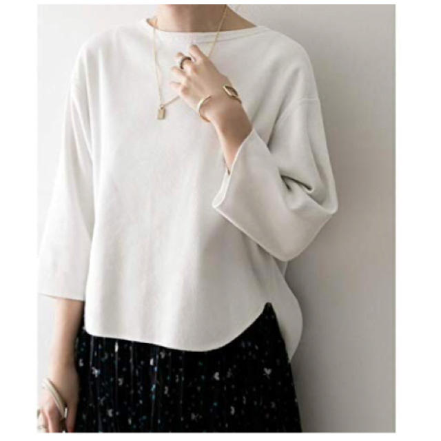 YLEVE CTN RIB PULLOVER カットソー  ivory